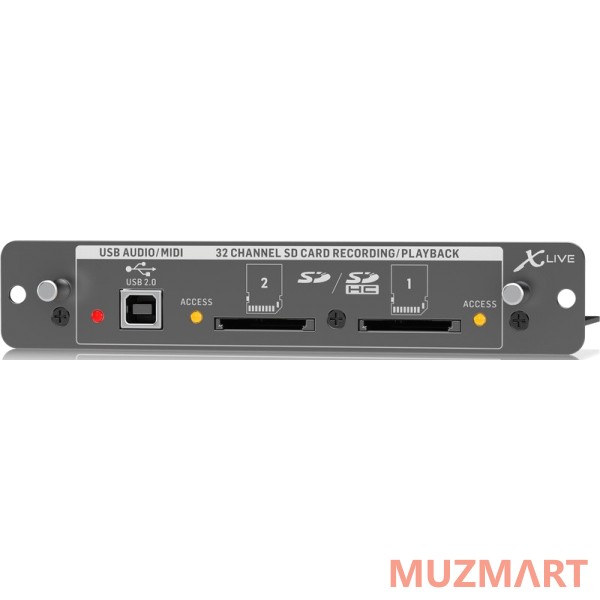 Behringer X-LIVE Двойной рекордер-плеер на SD/SDHC карты
