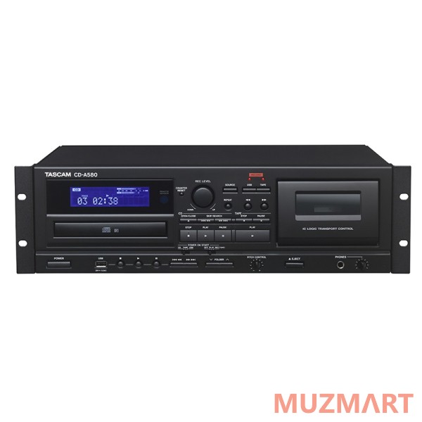 Tascam CD-A580 CD проигрыватель, USB, Кассетный плеер-рекордер