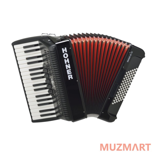 Hohner The New Bravo III 72 black аккордеон 3/4
