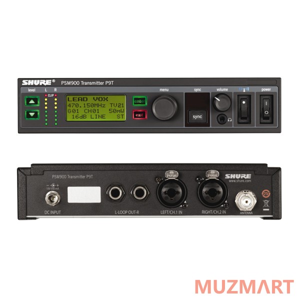 Shure P9TE L6E 656 - 692 MHz передатчик мониторной системы PSM900