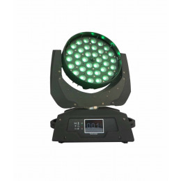 PL 540 wash zoomUV, 36pcs 18W RGBWA+UV 6 in One LEDs динамическая голова