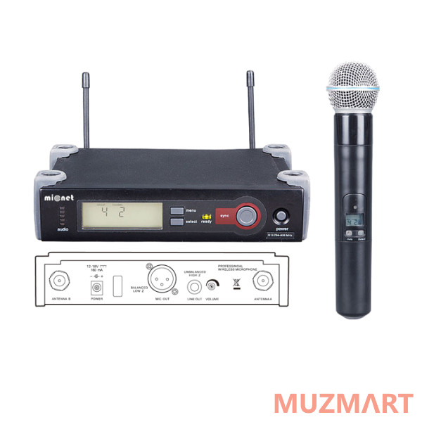 Micnet P-HM Радиосистема с ручным передатчиком