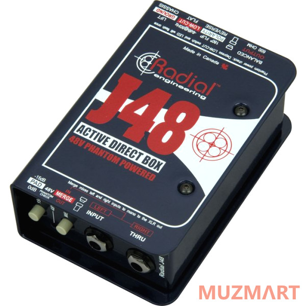 Radial J48 MK2 Профессиональный активный директ-бокс