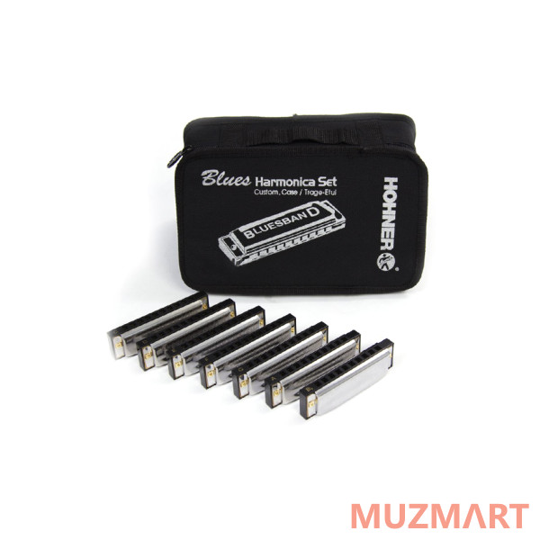 Hohner M91105 Blues Harmonica Set Набор состоит из 7-ми гармошек Bluesband