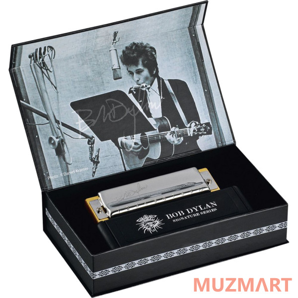 Hohner M211996 Губная гармошка с подписью Б. Дилана (строй До)