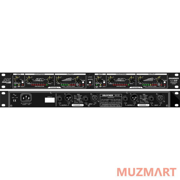 Drawmer MX30PRO 2-канальный компрессор-лимитер/гейт
