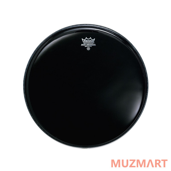 Remo ES-0018-00 18" Ebony Ambassador Пластик для барабана
