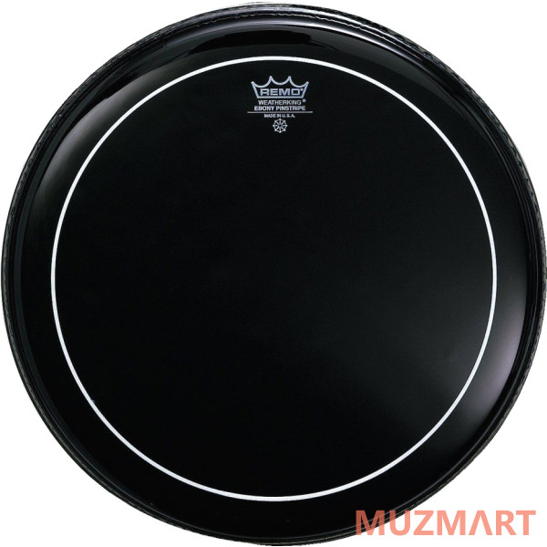 Remo ES-0616-PS 16" Ebony Pinstripe Пластик для барабана двойной 16"