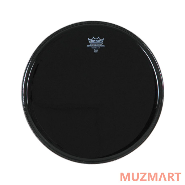 Remo ES-1022-00 22" Ebony Ambassador Пластик для бас-барабана
