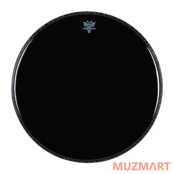 Remo P3-1022-ES 22" Powerstroke Ebony Передний пластик для бас-барабана 22"
