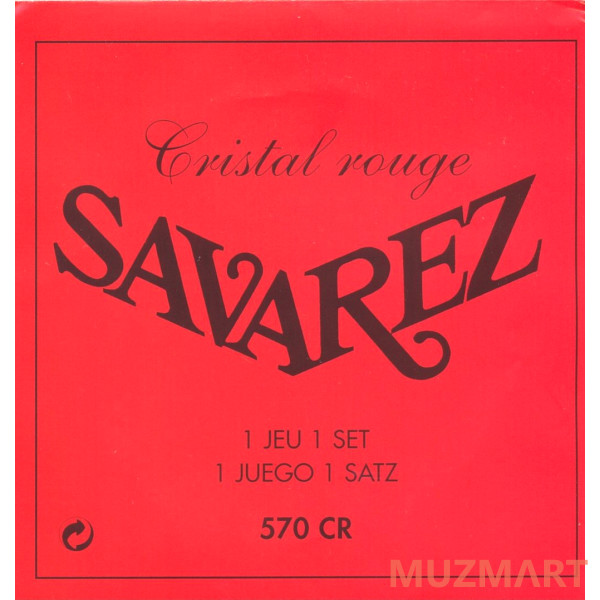 Savarez 570CR Cristal Soliste Red normal tension Струны для классической гитары