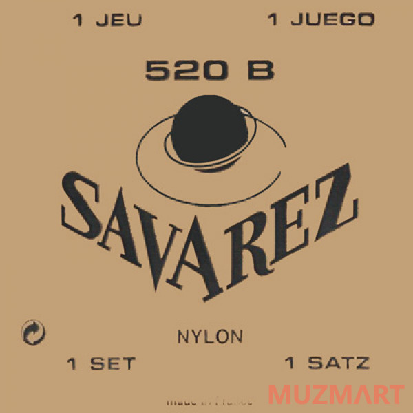 Savarez 520B White Card Low Tension Струны для классической гитары
