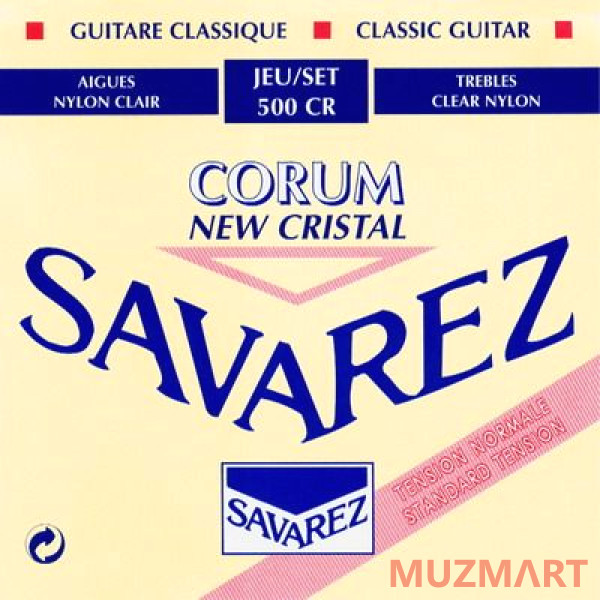 Savarez 500CR Corum New Cristal Red standard tension струны для классической гитары