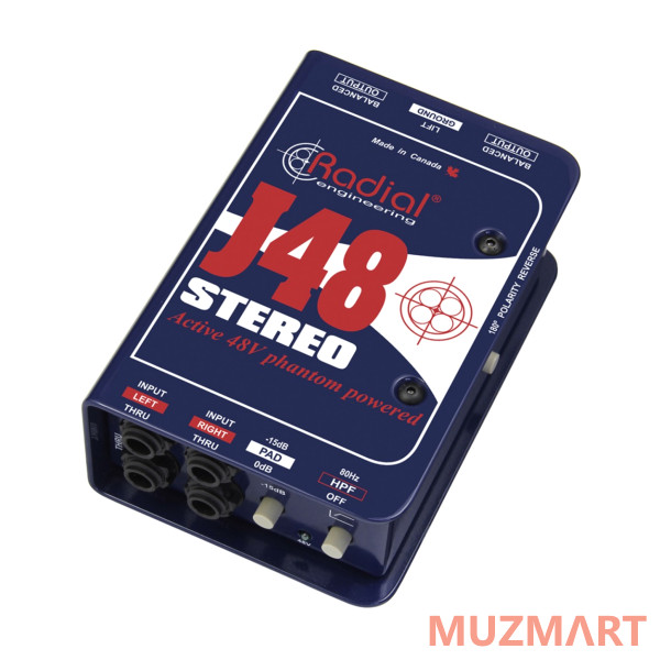 Radial J48 Stereo Активный директ-бокс