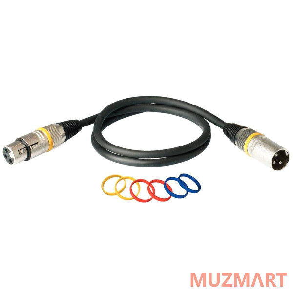 Rockcable RCL30359 D6 Микрофонный кабель XLR(М) - XLR( F) 9м