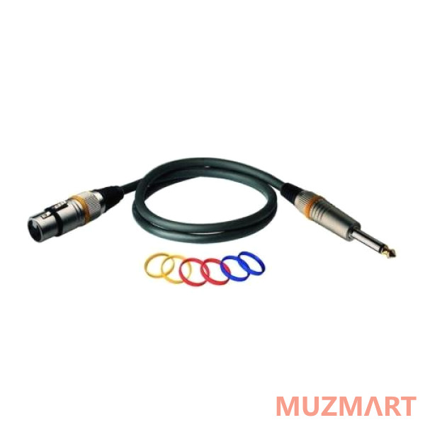 Rockcable RCL30385 D6 F Кабель XLR(F)-джек 1/4, 5 м