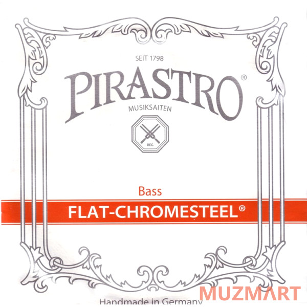 Pirastro 342020 Flat-Chromesteel ORCHESTRA Комплект струн для контрабаса 3/4