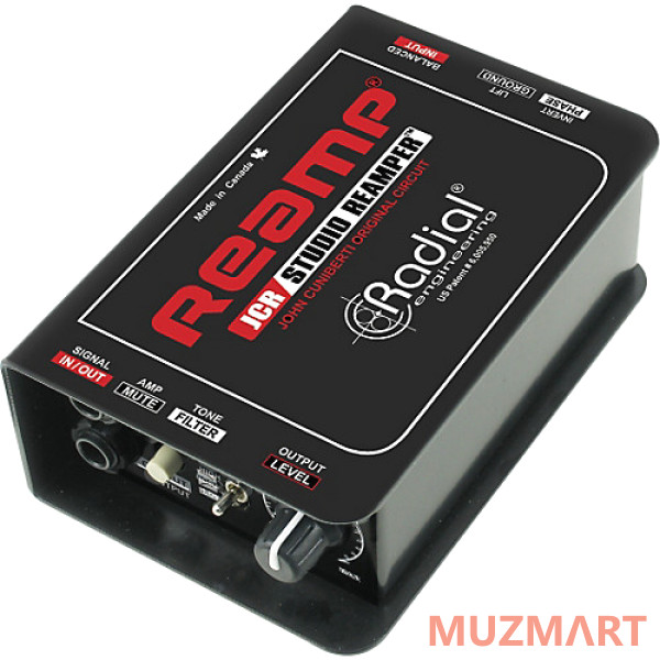 Radial Reamp JCR Реампер, конвертер линейного сигнала (балансный - гитарный)