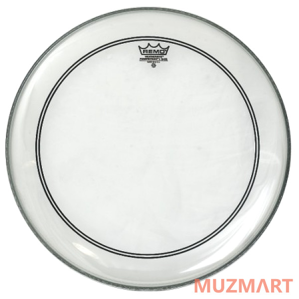 Remo P3-1324-C2 Powerstroke Clear Пластик для бас-барабана 24"