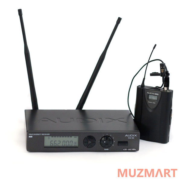 Audix W3ADX10 Радиосистема с поясным передатчиком и петличным микрофоном ADX10
