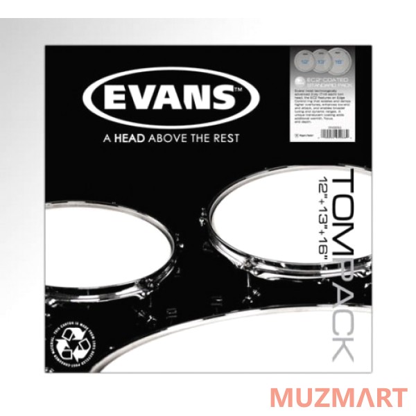 Evans ETP-EC2S CTD-S Edge Control Coated Набор пластиков