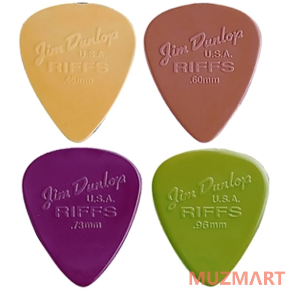Dunlop 4350 Ассорти медиаторов Riffs (576шт)