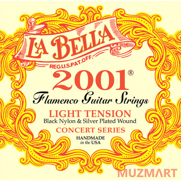 La Bella 2001 Flamenco Light Струны для классической гитары
