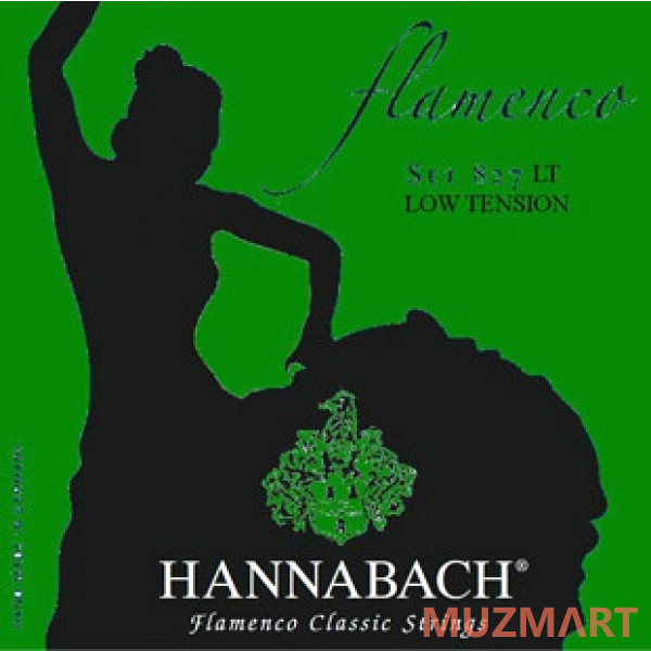 Hannabach 827LT Green FLAMENCO Комплект струн для классической гитары