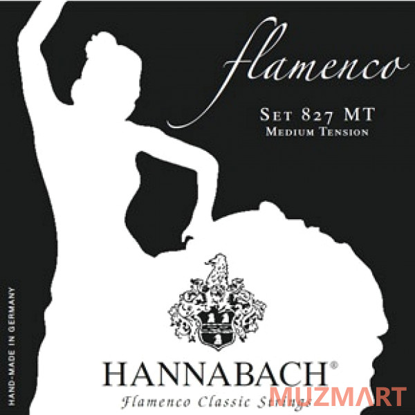 Hannabach 827MT Black FLAMENCO Комплект струн для классической гитары