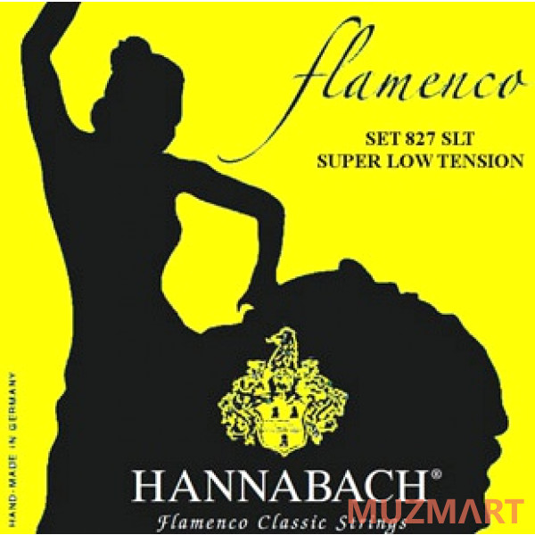 Hannabach 827SLT Yellow FLAMENCO Струны для классической гитары