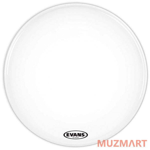 Evans BD24RACW EQ1Resonant Coated White Пластик для бас-барабана 24"