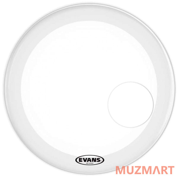 Evans BD24RSW EQ3 Resonant Smooth White Пластик для бас-барабана 24"