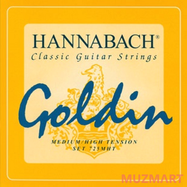 Hannabach 725MHT GOLDIN Комплект струн для классической гитары