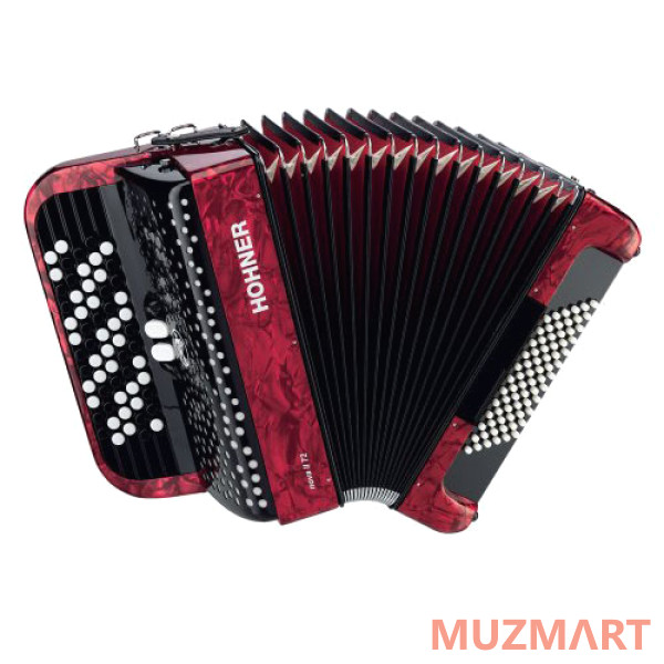 Hohner A4263 NOVA II 72 RED Аккордеон кнопочный