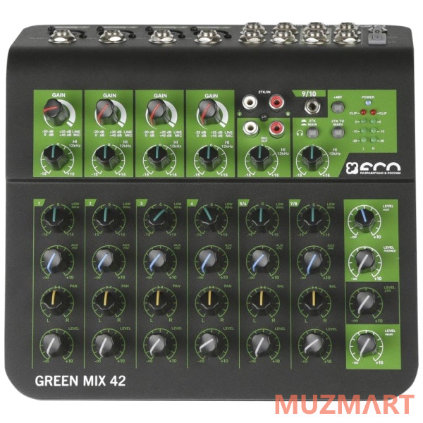 ECO GREEN MIX 42 Компактный микшерный пульт