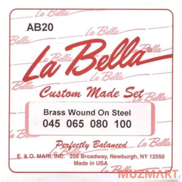 La Bella AB-20 Комплект струн для акустической бас-гитары