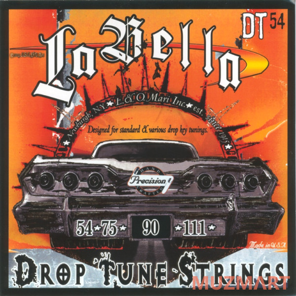La Bella DT54 Drop Tune Комплект струн для бас-гитары