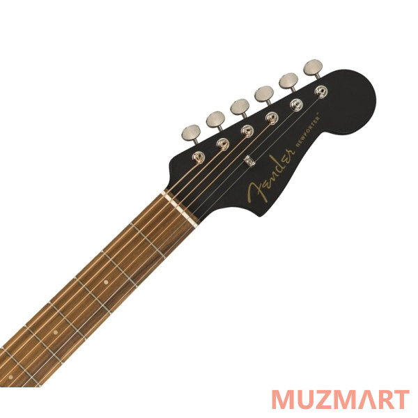 Fender Newporter Special MBK w/bag Электроакустическая гитара