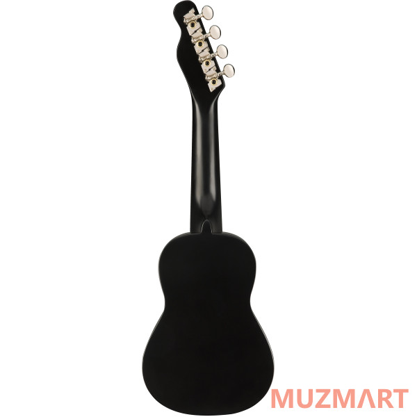 Fender UKULELE VENICE BLACK Укулеле сопрано