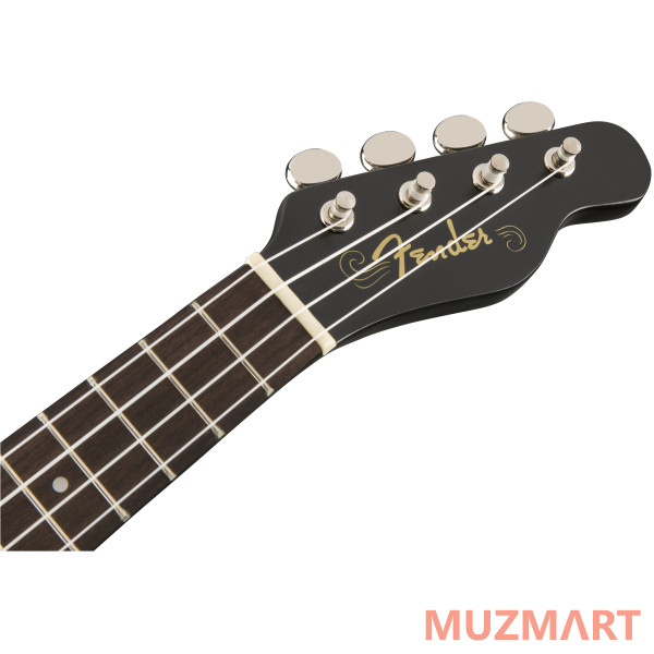 Fender UKULELE VENICE BLACK Укулеле сопрано