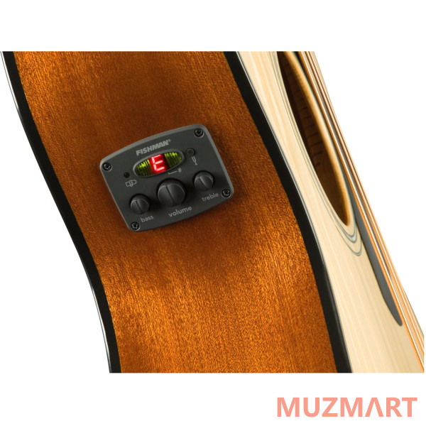 Fender CB-60SCE Bass Natural LR Электроакустическая бас-гитара