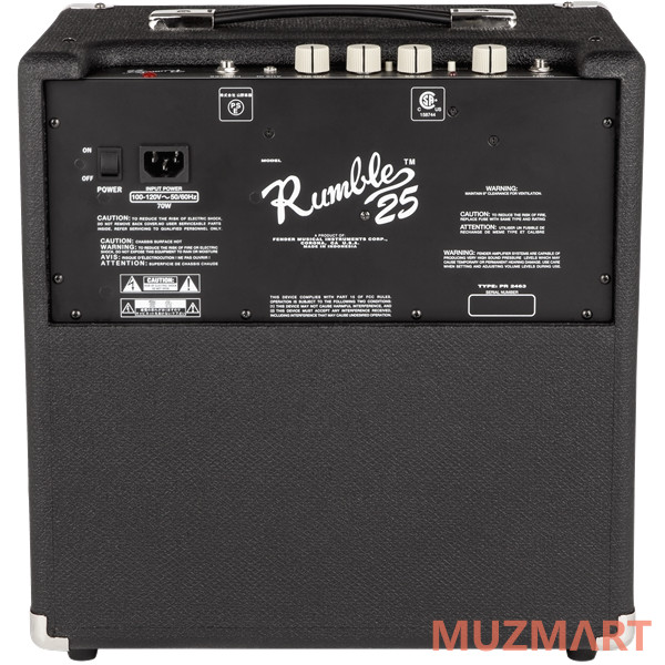 Fender RUMBLE 25 COMBO (V3) Басовый комбоусилитель