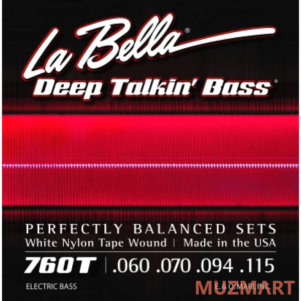 La Bella 760T Комплект струн для бас-гитары