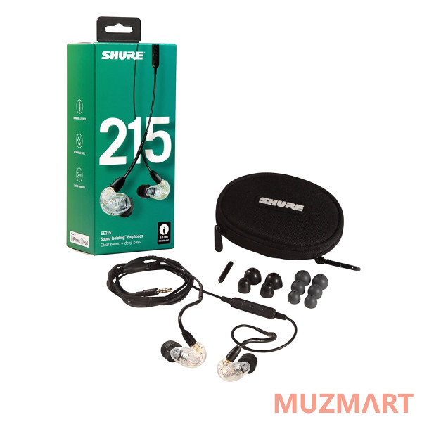 Shure SE215-CL-UNI-EFS Внутриканальные наушники