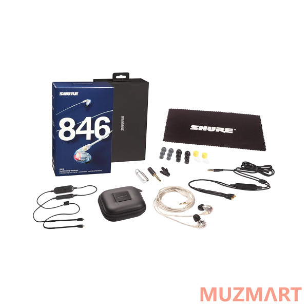 Shure SE846-CL+BT1-EFS Беспроводные внутриканальные Bluetooth наушники