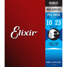 Elixir 11650 POLYWEB Комплект струн для банджо