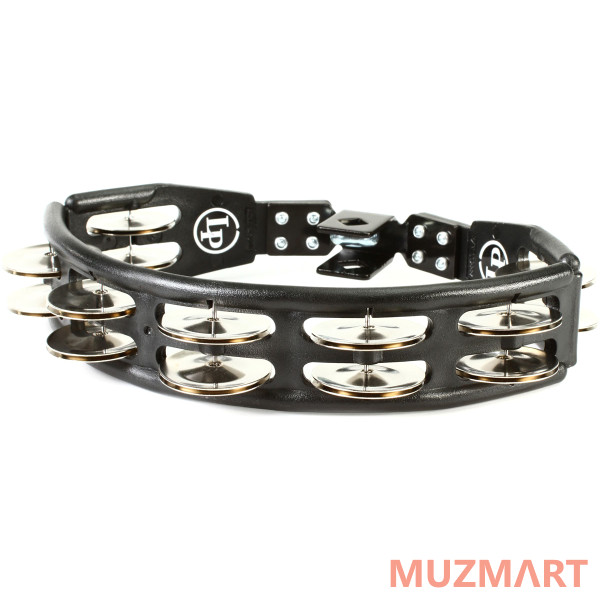Latin Percussion LP160 Cyclops Steel Jingles Mountable Tambourine Black Тамбурин с креплением на стойку