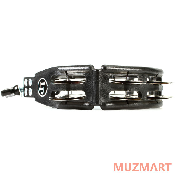 Latin Percussion LP160 Cyclops Steel Jingles Mountable Tambourine Black Тамбурин с креплением на стойку