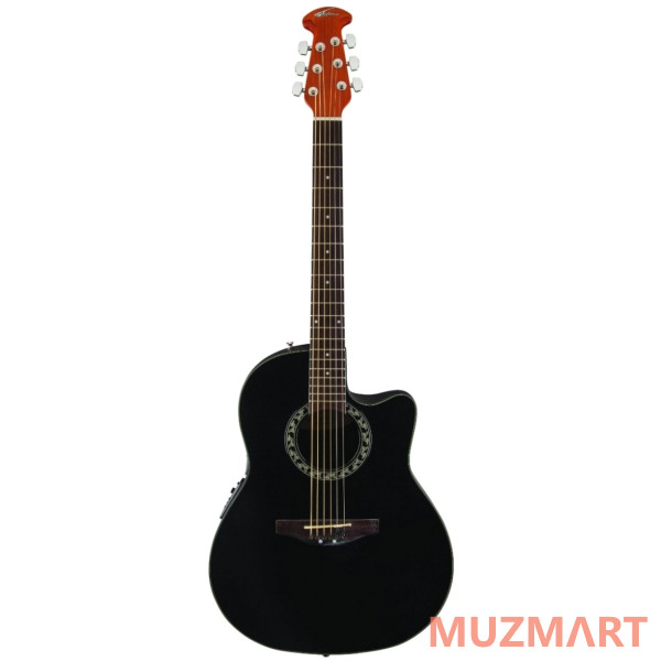 Applause AB24II-5 Balladeer Mid Cutaway Black Электроакустическая гитара