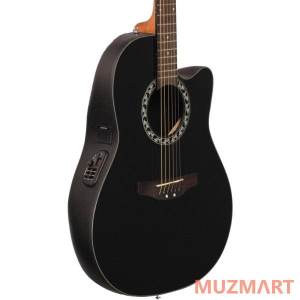 Applause AB24II-5 Balladeer Mid Cutaway Black Электроакустическая гитара